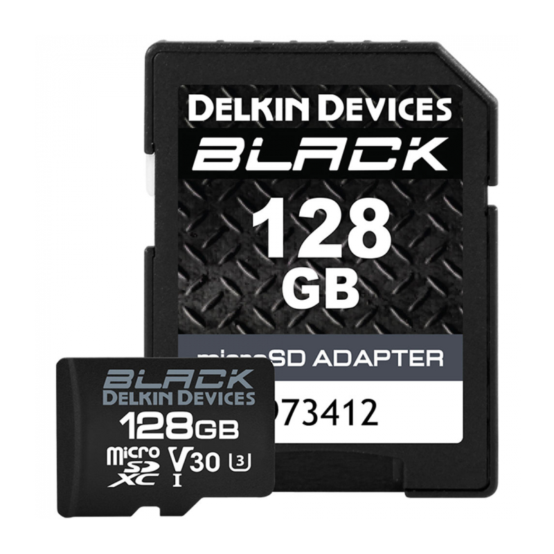 Карта памяти Delkin Devices Black Rugged microSDXC 128GB UHS-I V30 R/W 90/90MB/s [DMSDBK128]