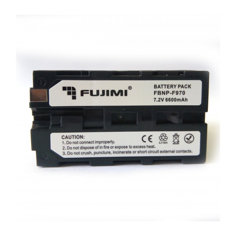 Аккумулятор Fujimi NP-F970 6600 mAh для видеокамер Sony/видеосвета