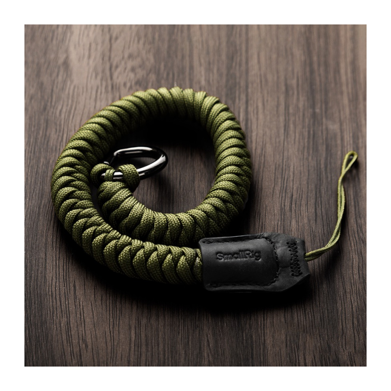 SmallRig 5054 Кистевой ремень для камеры Universal Braided Wristband (зеленый)