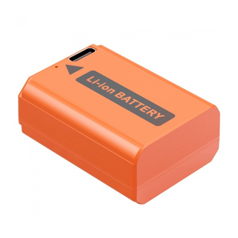 SmallRig 4965 Аккумулятор литий-ионный NP-FW50 USB-C Rechargeable Camera Battery (Orange)
