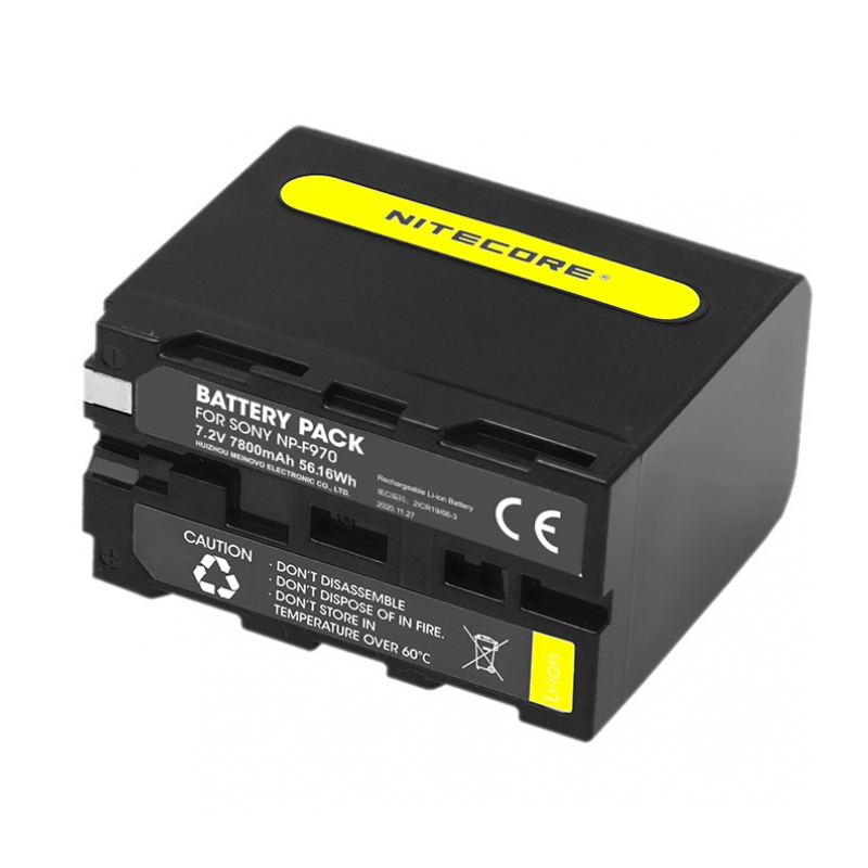 Аккумуляторная батарея Nitecore NP-F970 7800 мАч Sony NP-F970