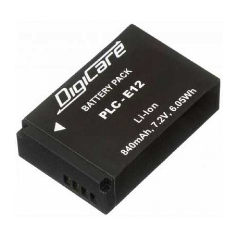 Аккумулятор DigiCare PLC-E12 / LP-E12 / EOS M, EOS 100