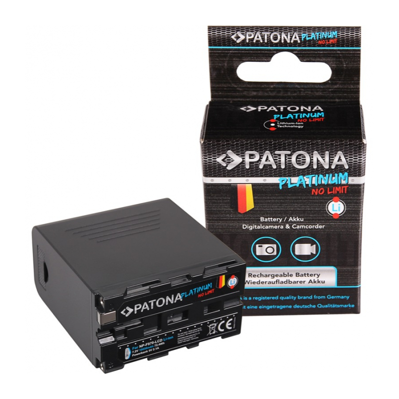 Аккумулятор PATONA Platinum аналог Sony NP-F970 с разъемом USB-C