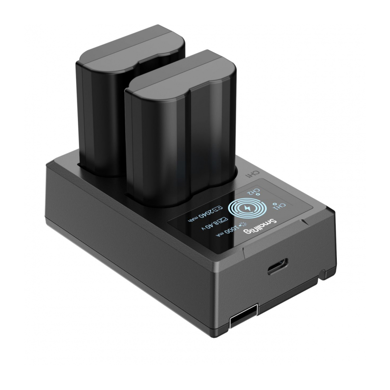 SmallRig 3820B Зарядное устройство с двумя литий-ионными аккумуляторами EN-EL15
