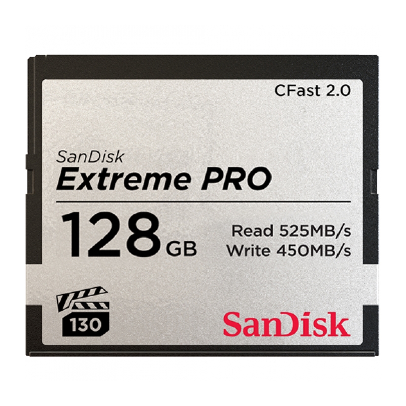 Карта памяти SanDisk Extreme PRO CFast 2.0 525/450 MB/s 128GB (3500x) (SDCFSP-128G-G46D)