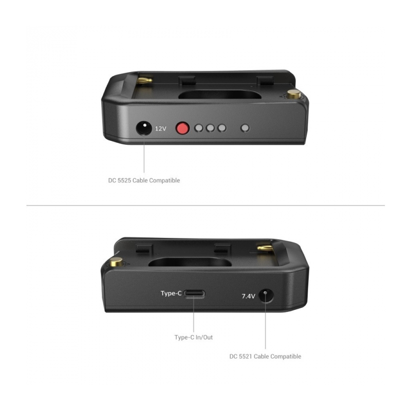 SmallRig 3168 Адаптер для крепления аккумулятора c индикатором NP-F Battery Adapter Plate