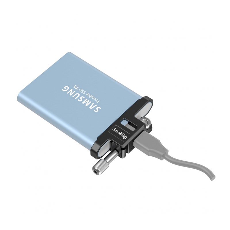 SmallRig 3300 Фиксатор кабеля SSD диска Samsung T5 для клетки камеры BMPCC 6K Pro