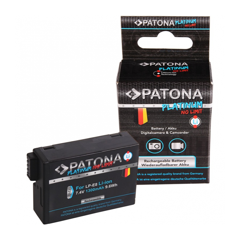 Аккумулятор PATONA Platinum аналог Canon LP-E8