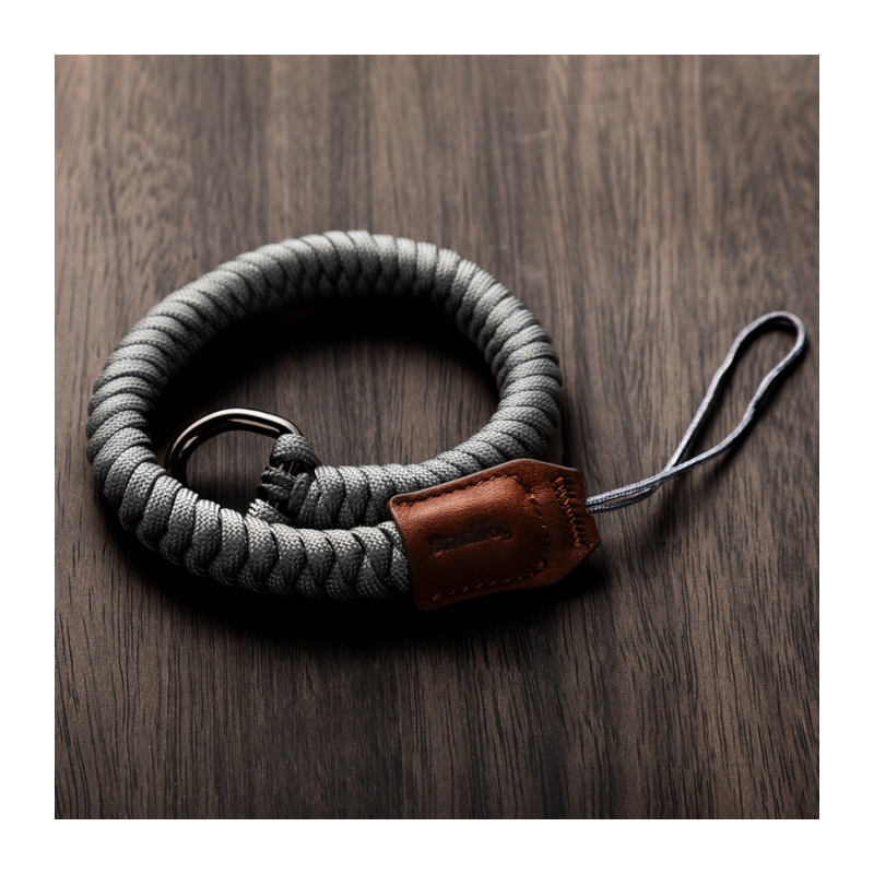 SmallRig 5055 Кистевой ремень для камеры Universal Braided Wristband (серый)