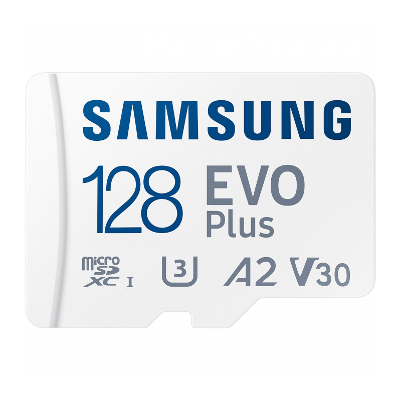 Samsung 128GB microSDXC Evo Plus U3, V30, A2 130MB/s (MB-MC128KA)